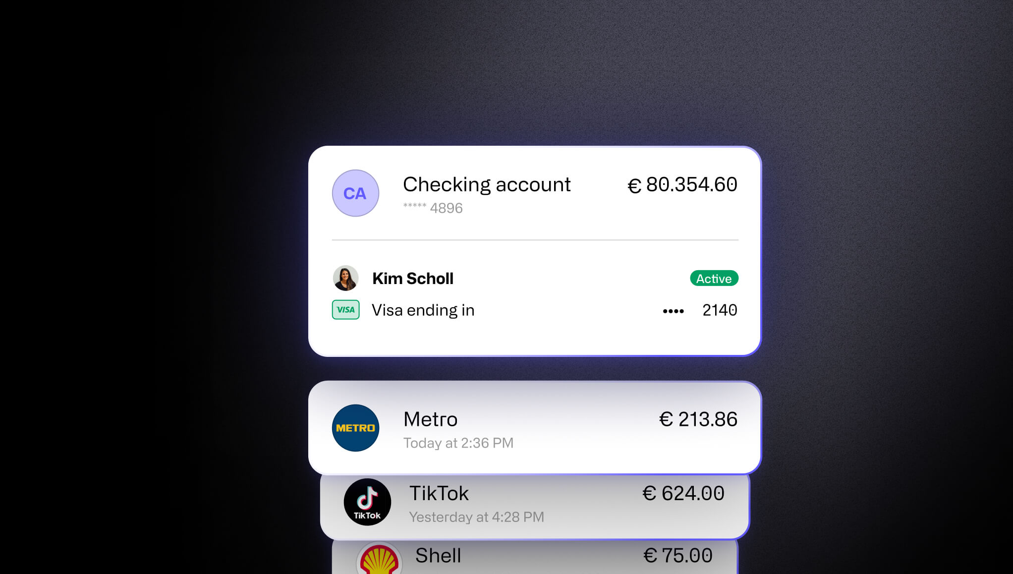 Bank notifications