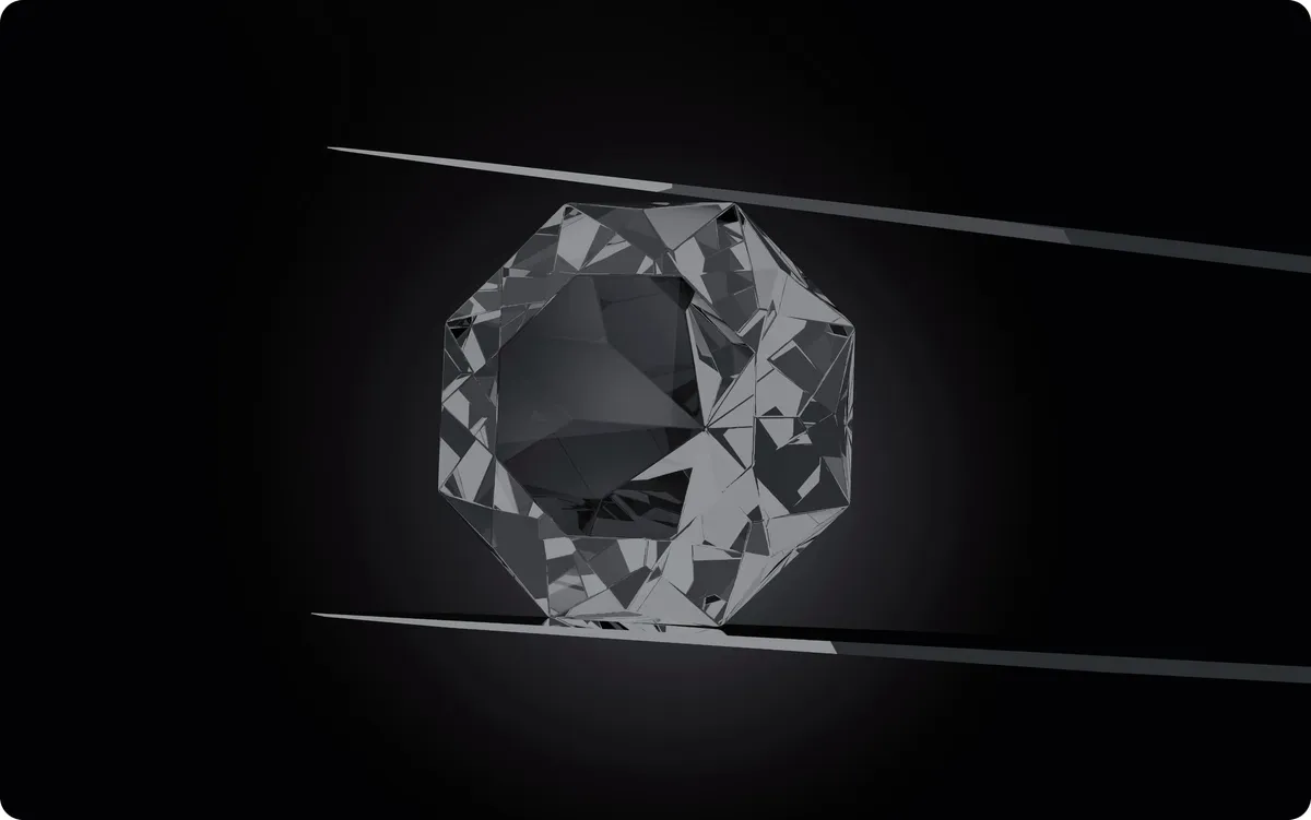 Illustration of a diamont